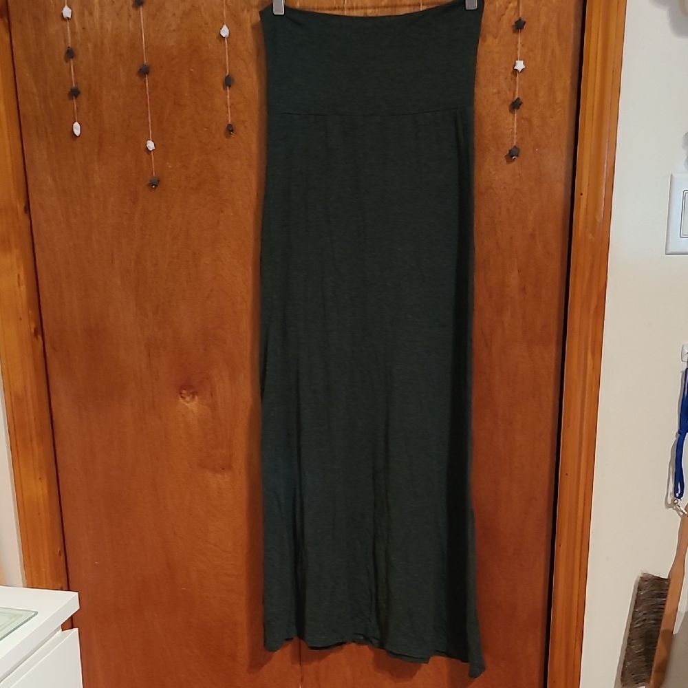 Gray Maxi Skirt